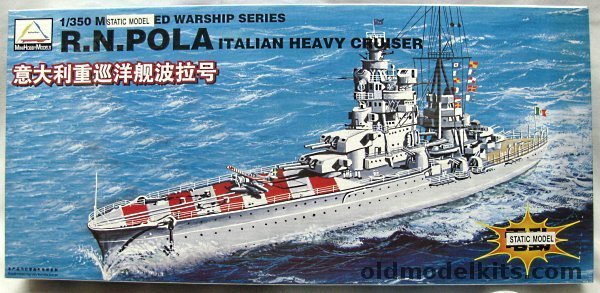 MiniHobby 1/350 Italian R.N. Pola Heavy Cruiser, 80705 plastic model kit